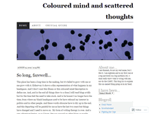 Tablet Screenshot of colouredmind.wordpress.com