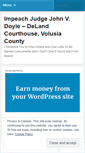 Mobile Screenshot of impeachjudgedoyle.wordpress.com