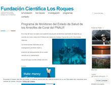 Tablet Screenshot of fundacilosroques.wordpress.com