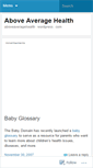 Mobile Screenshot of aboveaveragehealth.wordpress.com