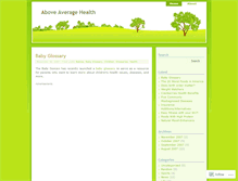 Tablet Screenshot of aboveaveragehealth.wordpress.com