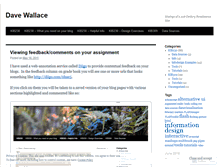 Tablet Screenshot of dmwallace.wordpress.com