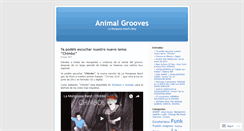 Desktop Screenshot of animalgrooves.wordpress.com