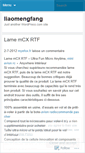 Mobile Screenshot of liaomengfang.wordpress.com