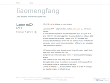 Tablet Screenshot of liaomengfang.wordpress.com