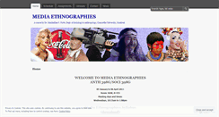Desktop Screenshot of mediaethnographies.wordpress.com
