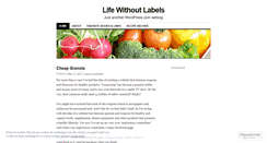 Desktop Screenshot of lifewithoutlabels.wordpress.com