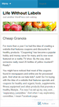 Mobile Screenshot of lifewithoutlabels.wordpress.com