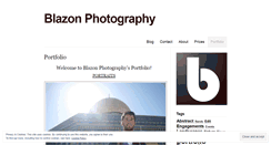 Desktop Screenshot of blazonphoto.wordpress.com