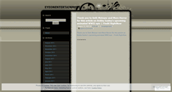 Desktop Screenshot of eyeonentertainment.wordpress.com