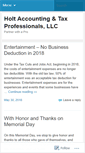 Mobile Screenshot of holtpros.wordpress.com