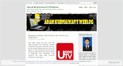 Desktop Screenshot of kurniawanadam.wordpress.com