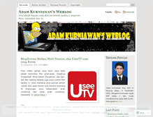 Tablet Screenshot of kurniawanadam.wordpress.com