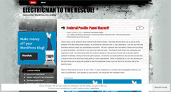 Desktop Screenshot of electricmaninc.wordpress.com