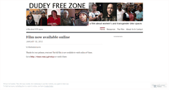 Desktop Screenshot of dudeyfreezone.wordpress.com