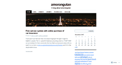 Desktop Screenshot of amorangutan.wordpress.com