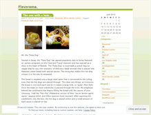 Tablet Screenshot of flavorama.wordpress.com