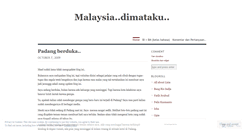 Desktop Screenshot of malaysiadimataandelisia.wordpress.com