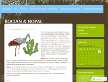 Tablet Screenshot of bociannopal.wordpress.com