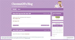 Desktop Screenshot of cheemut29.wordpress.com
