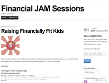 Tablet Screenshot of financialjamsessions.wordpress.com