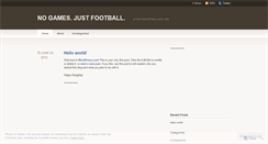 Desktop Screenshot of lsutigersfootball.wordpress.com