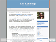 Tablet Screenshot of eliw.wordpress.com