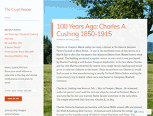 Tablet Screenshot of cryptpeeper.wordpress.com