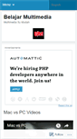 Mobile Screenshot of belajarmultimedia.wordpress.com