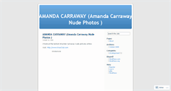 Desktop Screenshot of amandacarrawayplayboypics.wordpress.com