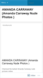 Mobile Screenshot of amandacarrawayplayboypics.wordpress.com