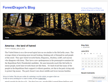 Tablet Screenshot of forestdragon.wordpress.com