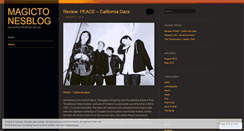 Desktop Screenshot of magictonesblog.wordpress.com