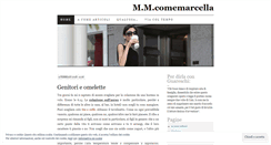 Desktop Screenshot of mcomemarcella.wordpress.com