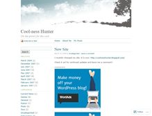 Tablet Screenshot of coolhunter.wordpress.com