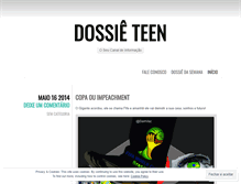 Tablet Screenshot of dossieteen.wordpress.com