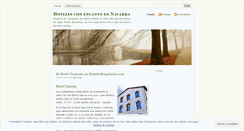 Desktop Screenshot of hotelesencantonavarra.wordpress.com