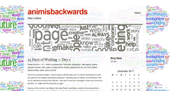 Desktop Screenshot of animisbackwards.wordpress.com