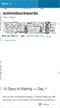 Mobile Screenshot of animisbackwards.wordpress.com