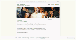Desktop Screenshot of gottasing.wordpress.com