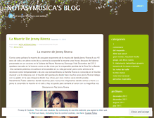 Tablet Screenshot of notasymusica.wordpress.com