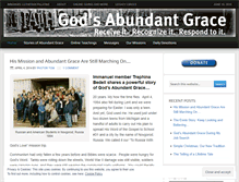 Tablet Screenshot of godsabundantgrace.wordpress.com