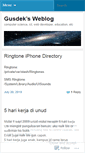 Mobile Screenshot of gusdek.wordpress.com