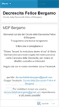 Mobile Screenshot of mdfbergamo.wordpress.com