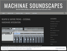 Tablet Screenshot of machinaesoundscapes.wordpress.com