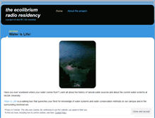 Tablet Screenshot of ecolibriumfm.wordpress.com