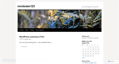 Desktop Screenshot of mindeater123.wordpress.com