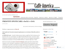 Tablet Screenshot of caffeamerica.wordpress.com