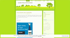 Desktop Screenshot of gardenpartyworldnews.wordpress.com