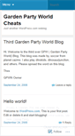 Mobile Screenshot of gardenpartyworldnews.wordpress.com